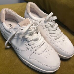Madewell Court Sneakers in White Leather